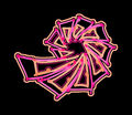 Pink Orange Spiral 2.