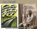 Am I Late? is a novel about death by Death.