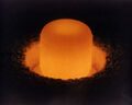 1940: Plutonium (specifically Pu-238) is first isolated at Berkeley, California.