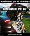Downright Put Out is a 2022 comedy romance film about a couple who fight over whether or not to dine in the trunk of their car.