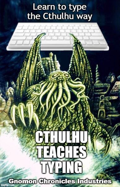 File:Cthulhu Teaches Typing.jpg